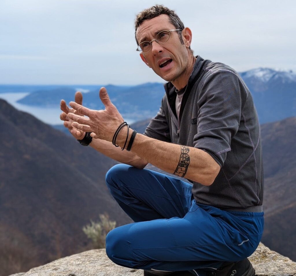 Federico, defensiespecialist, op een Cima del BenEssere expeditie